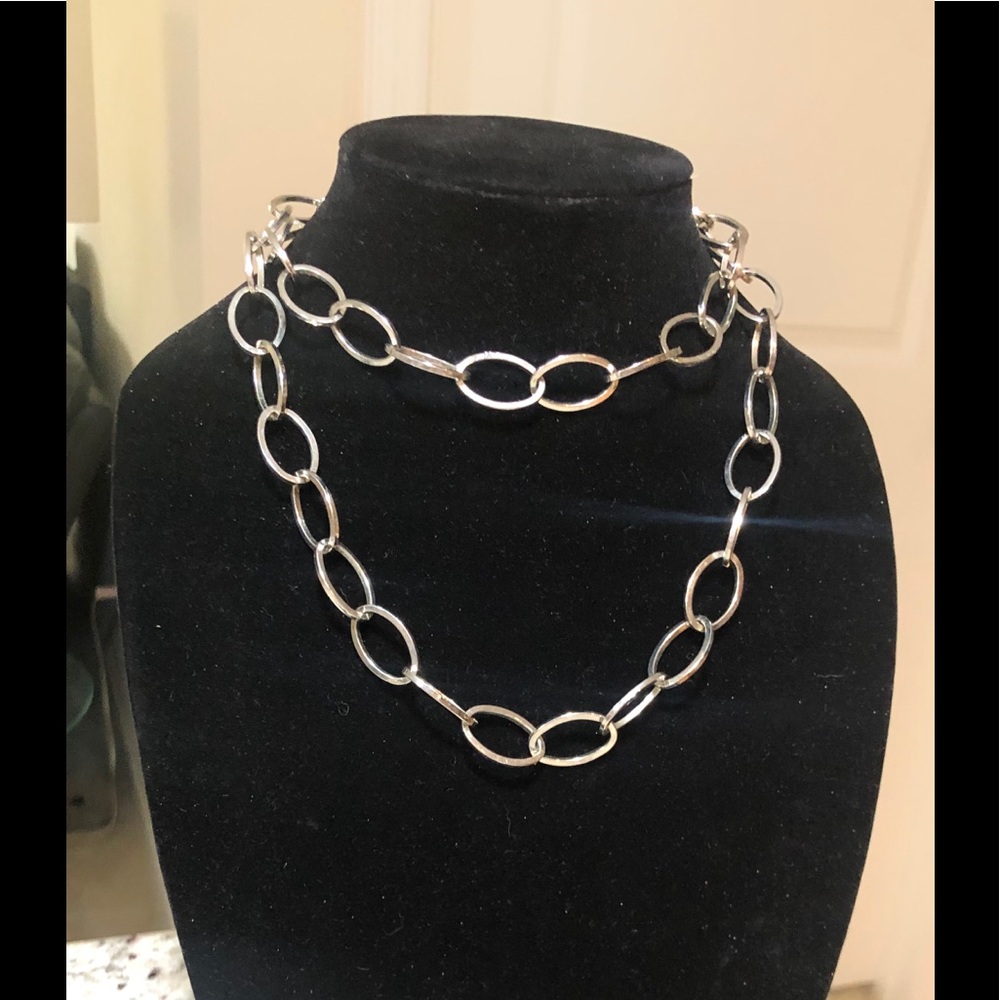 RJ Graziano oval loop 32 inch necklace